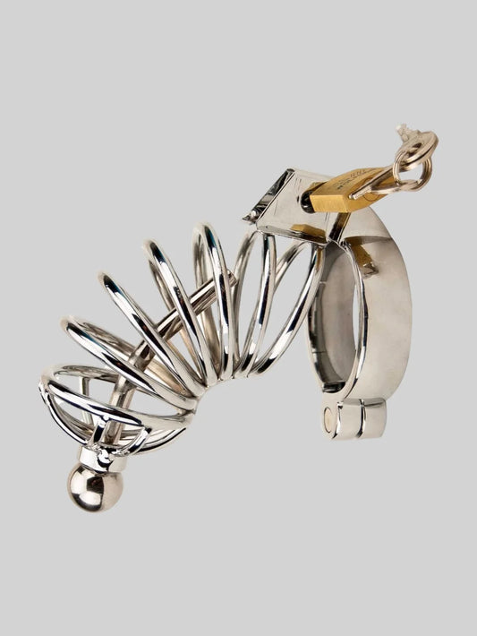 Male Chastity Device with Penis Plug BDSM Sex toys - Nigh8toys