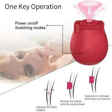 Rose clitoral vibrator.