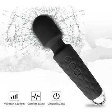 20 Mode Powerful Rechargeable Magic Wand Vibrator.
