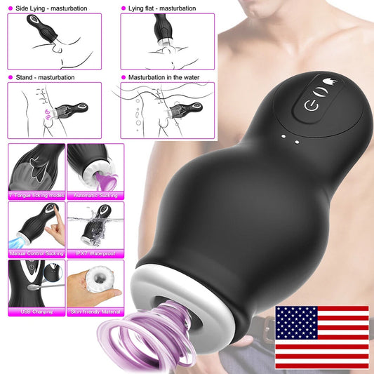 Automatic sucking Male Masturbator Stroker Sex Toys for Men